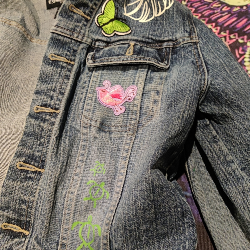 Handpainted Denim Jacket - Picture 13 of 16